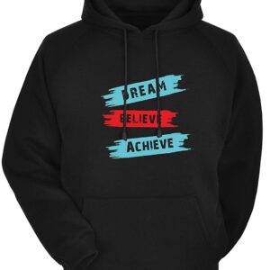 More & More Unisex-Adult Cotton Hooded Neck ColorDBA Printed Hoodie