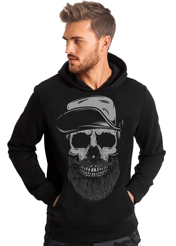JUGULAR Men's Cotton Hooded Sweatshirt