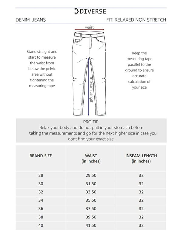 Diverse Men's Relaxed Jeans