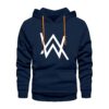 FASHION AND YOUTH Stylish Unisex Alan Walker Design Printed Hooded Hoodies | Pullover Sweatshirts for Men & Women