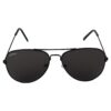 CREATURE Basic Black Aviator Uv-Protected Unisex Sunglasses