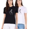 TDOC Combo of Round Neck Printed Cotton T-Shirt for Women & Girls