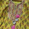 Smita Fashion Women's Printed Stitched Kaftan Kurta with Pant Set